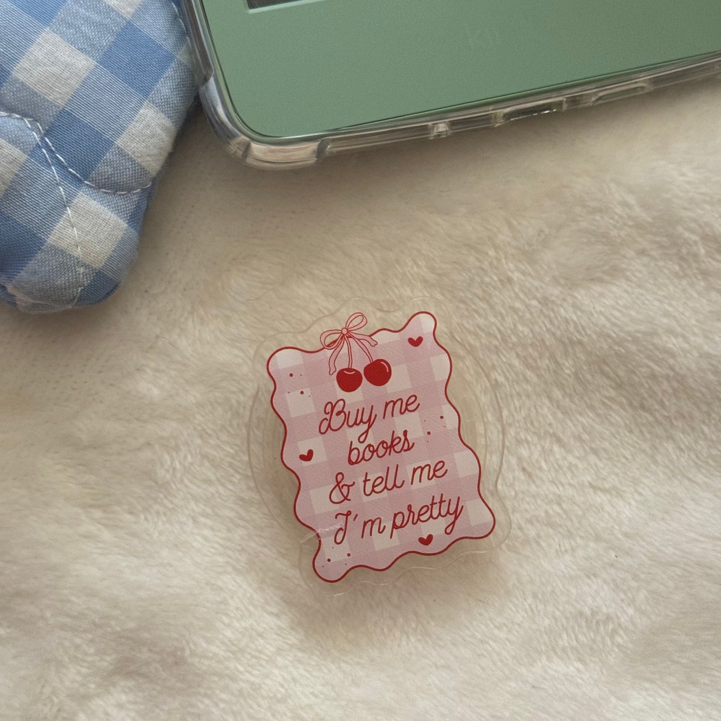 Pop socket buy me books