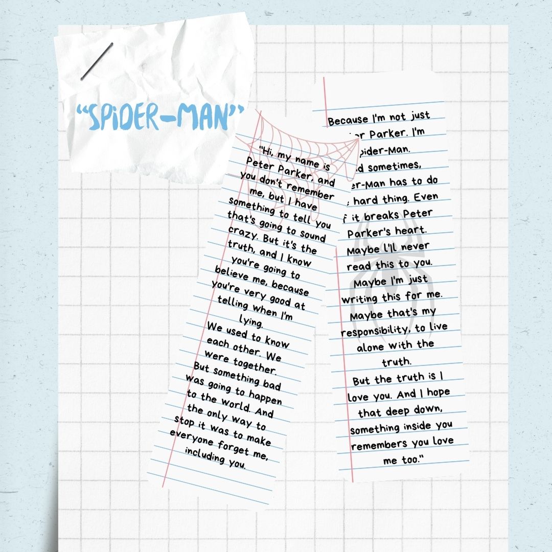 Carta Spider-man