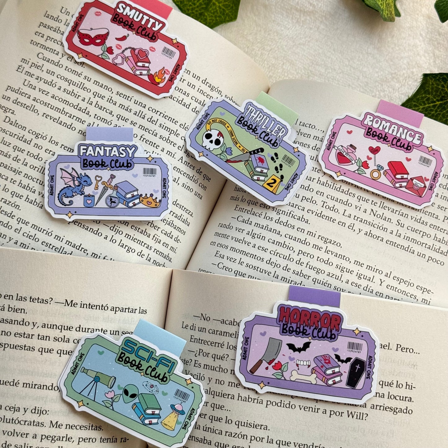 Tickets géneros literarios