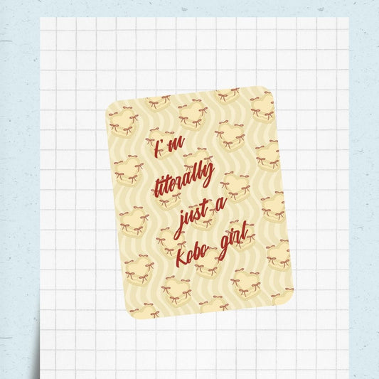 Just a Kindle/kobo girl