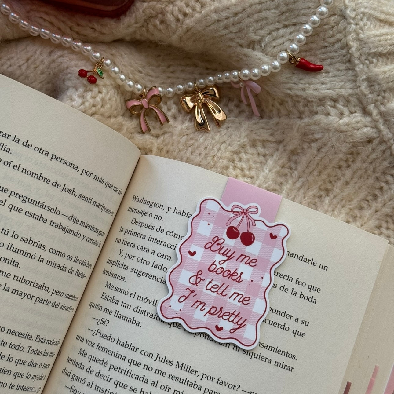 “Buy me books”
