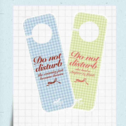 Cartel “do not disturb”