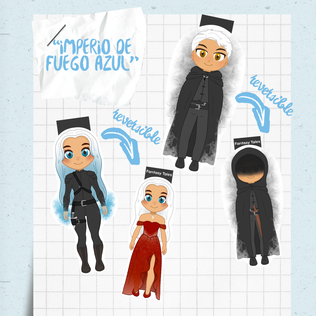 Eda y Skylar “Imperio de fuego azul”